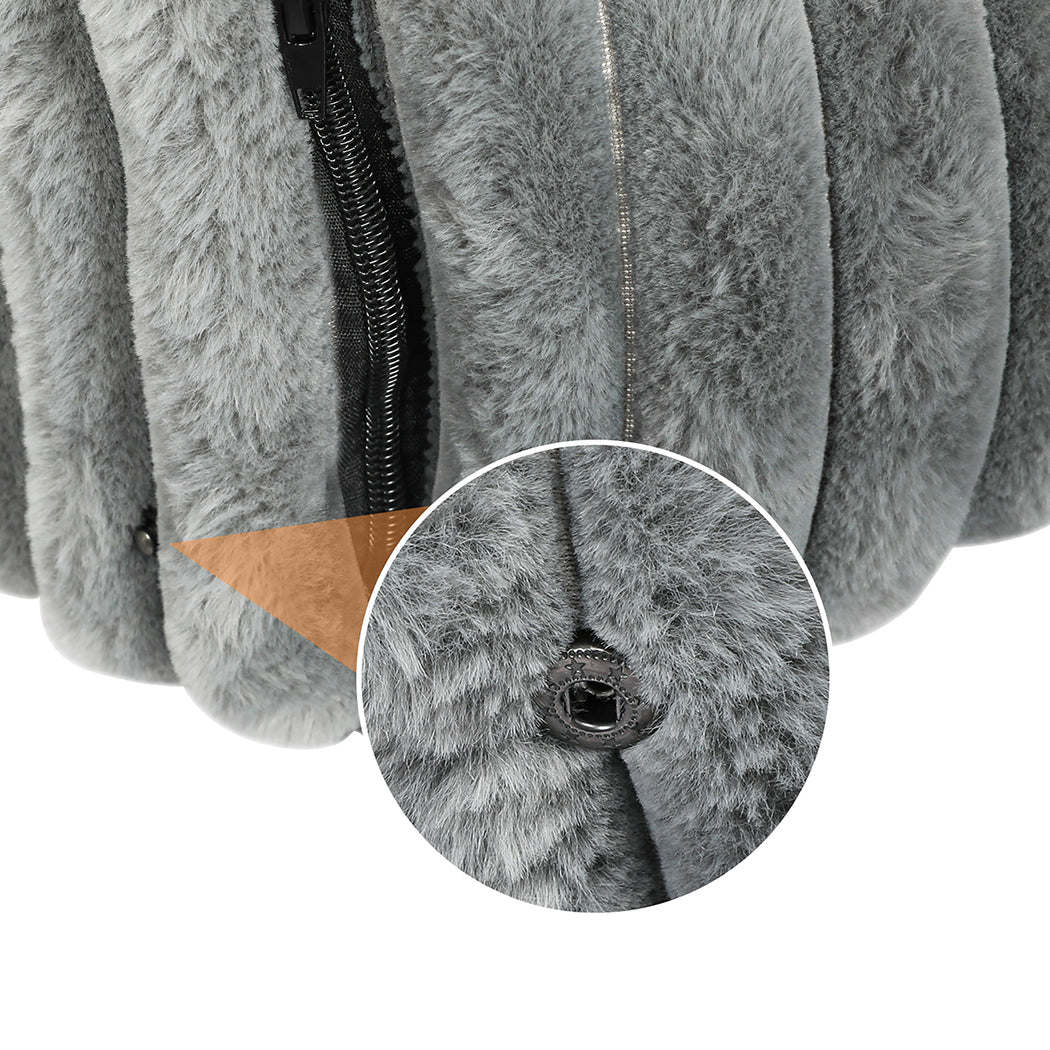Pawz Dog Car Seat Booster Portable Travel Safety Cosy Pet Bed Washable Non Slip-2065254304943575044