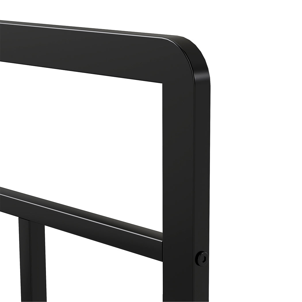 Levede Double Bed Frame Metal Base Platform Headboard Heavy Duty Mass Storage-2065254299260293125