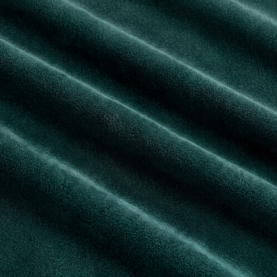 Marlow Blackout Curtains 2-Panel Velvet Room Darkening Eyelet Curtains 180x230cm-2072893568556601349