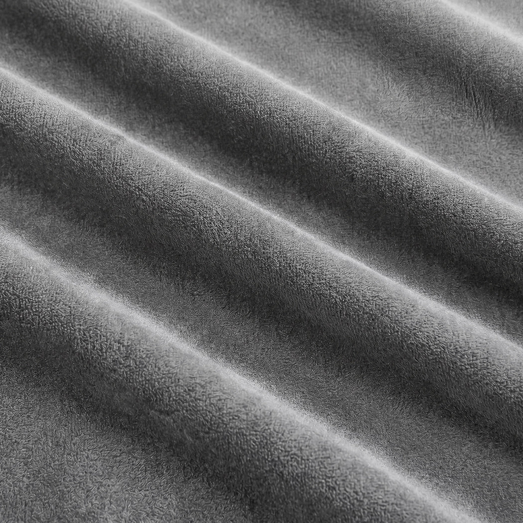 Marlow Blackout Curtains 2X Velvet Room Darkening Eyelet Curtains Decor Grey-2072893567810015237