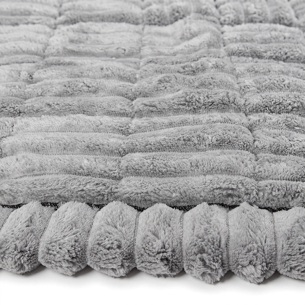 Marlow Sofa Cover  Lounge Plush Pet Couch Cover Non-Slip Light Grey 70x180cm-2072893570074939397
