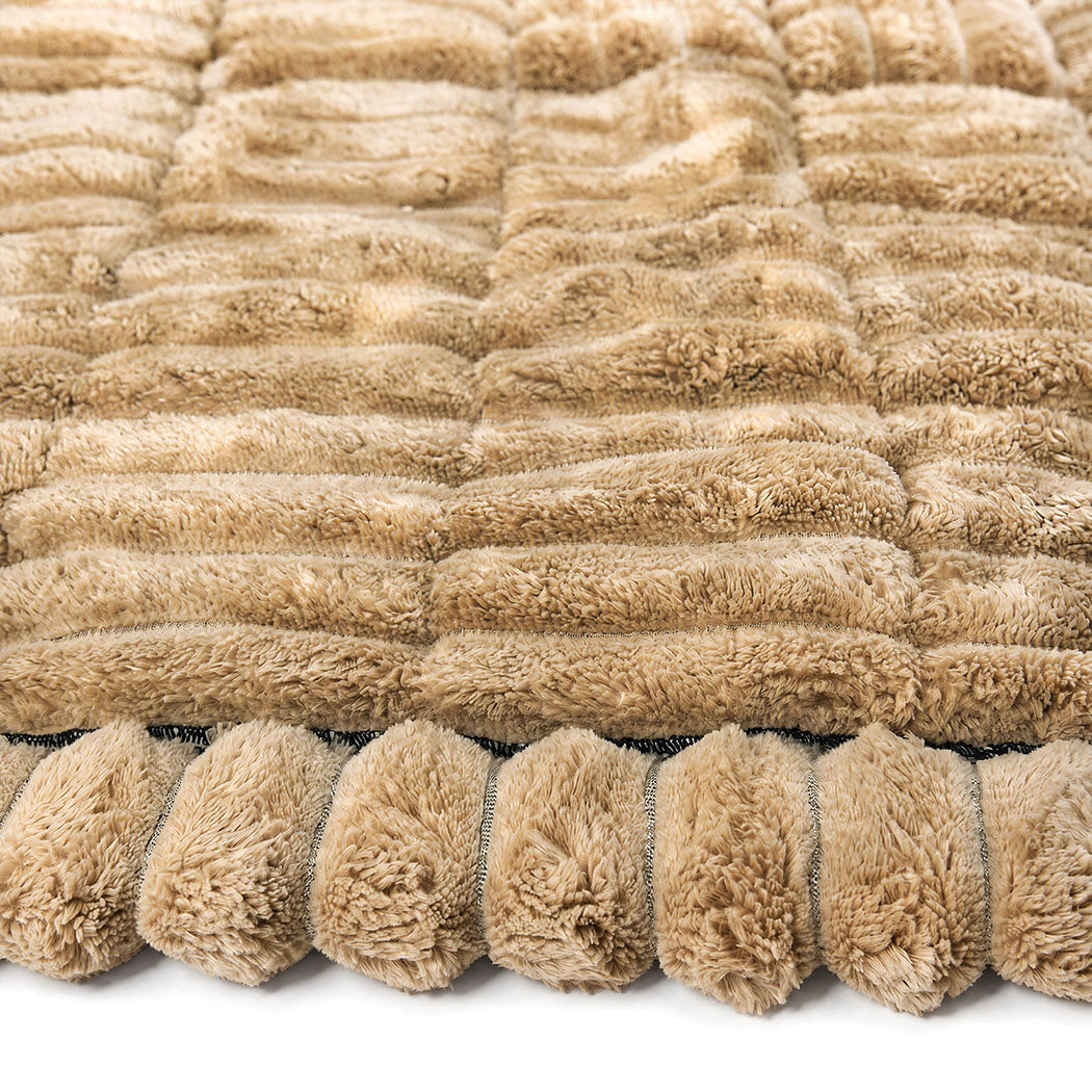 Marlow Sofa Cover  Lounge Plush Pet Couch Cover Non-Slip Light Camel 70x180cm-2072893569689063429