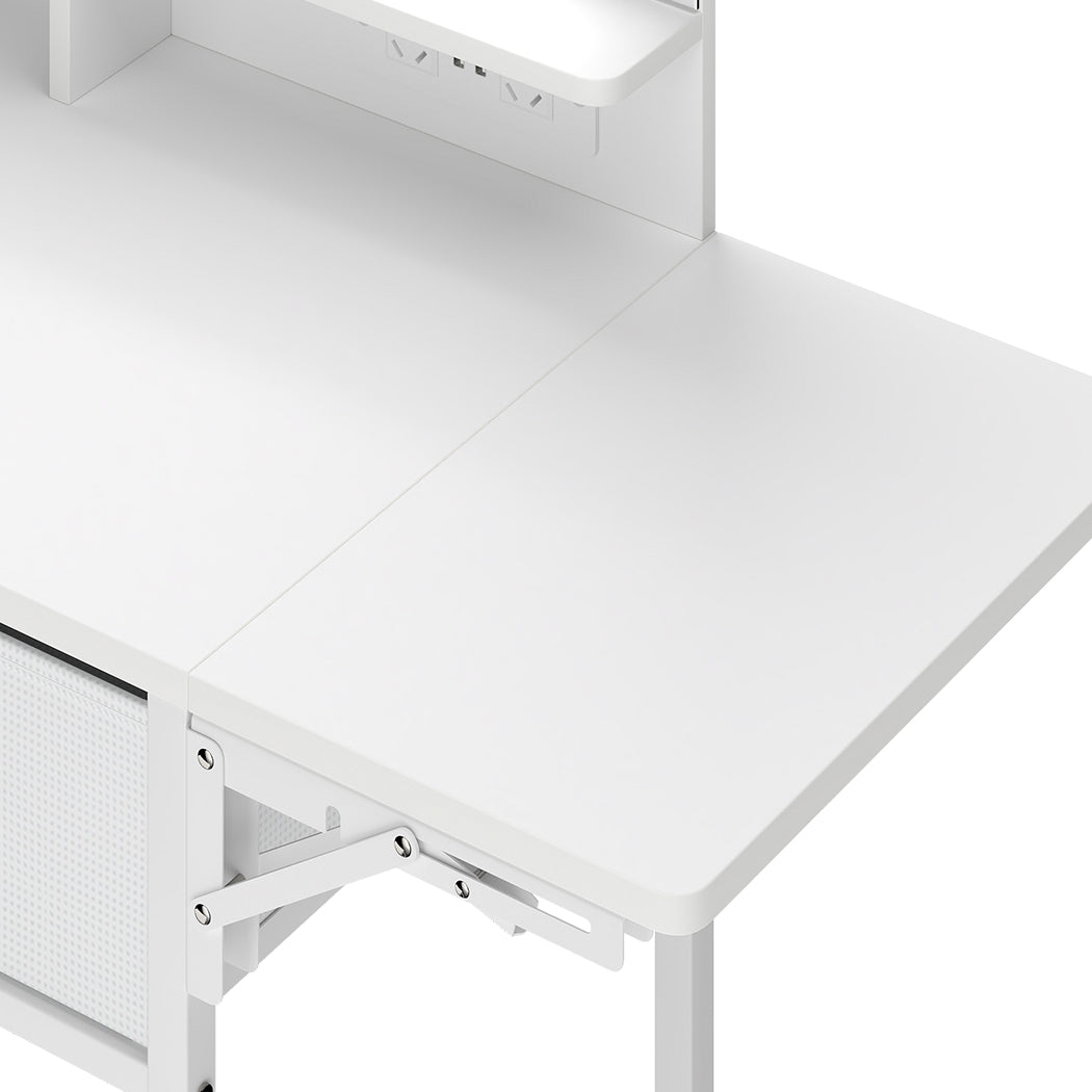 Levede Dressing Table LED Makeup Mirror Stool Set Vanity Desk Fold-up Panel-2065254296953425925