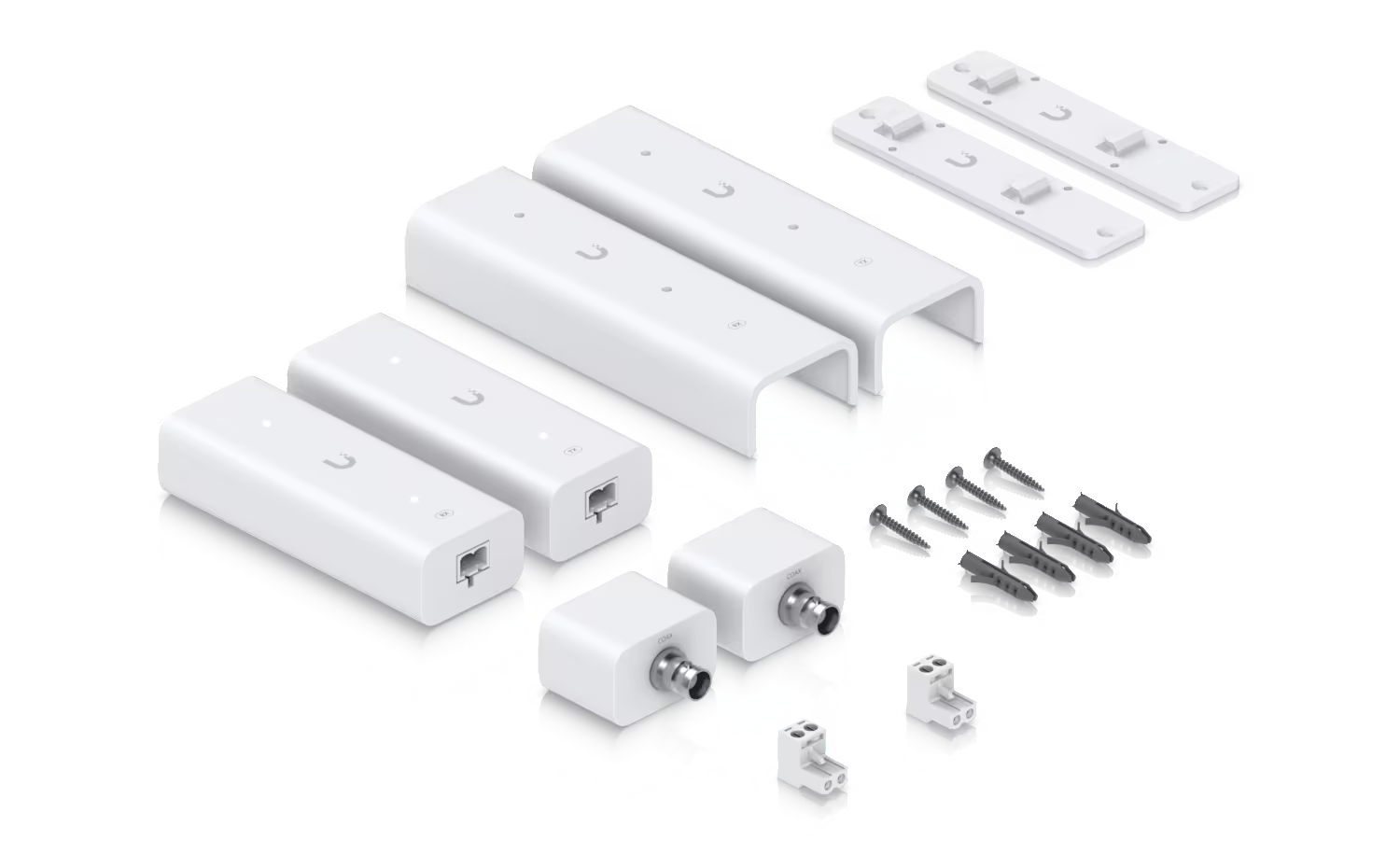 Ubiquiti PoE Extender Pair Extends Power Over 2 Wire or Coaxial Retrofit Setup