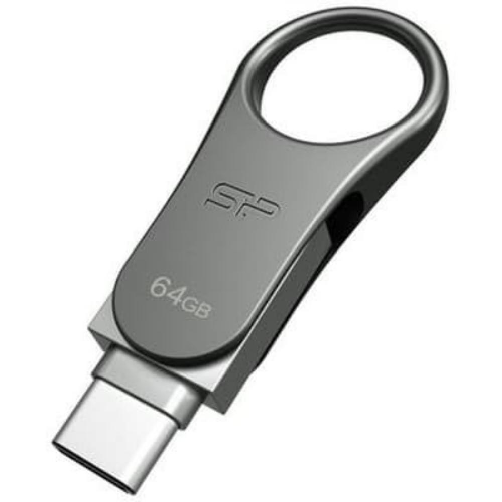 Silicon Power C80 64GB USB Type-C and USB 3.1 Dual Interface Pen Drive