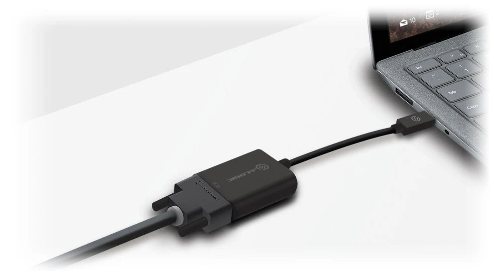 Alogic Mini DisplayPort to VGA Adaptor 15cm Male to Female Black