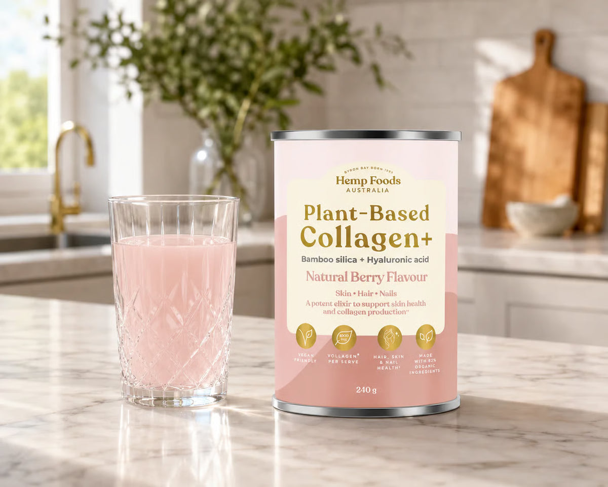 Hemp Foods Australia Plant-Based Collagen+ Berry