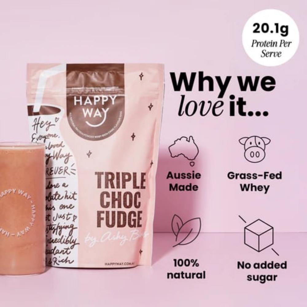 Happy Way Ashy Bines Whey Protein Powder 500g