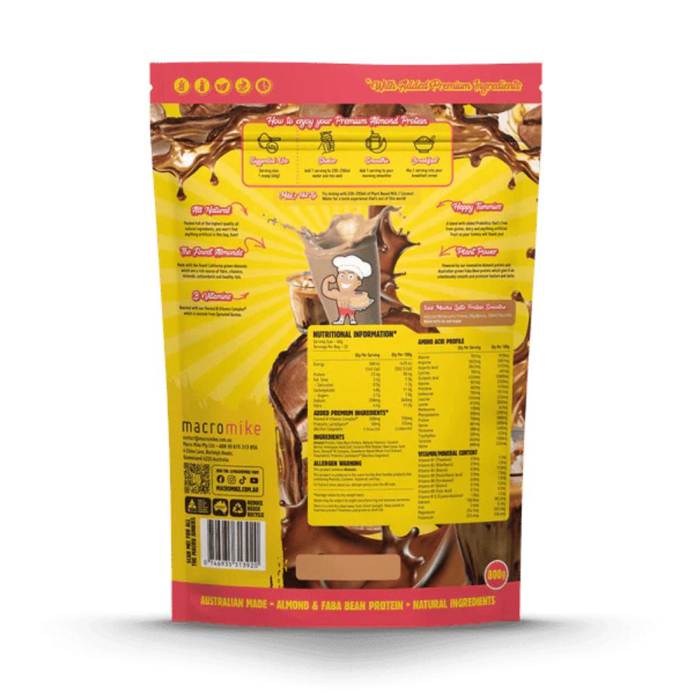 Macro Mike Premium Almond Protein 800g