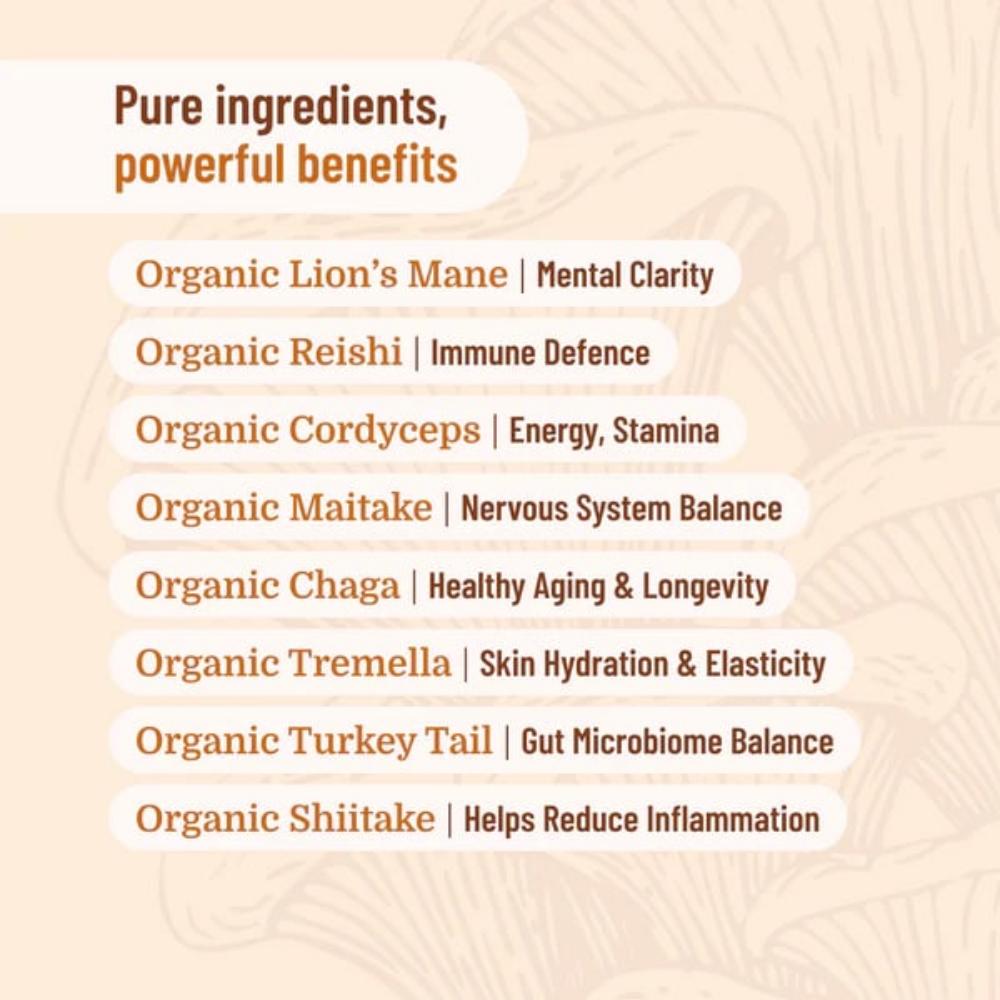 Evolution Botanicals 10 Mushroom Formula Optimise Wellbeing