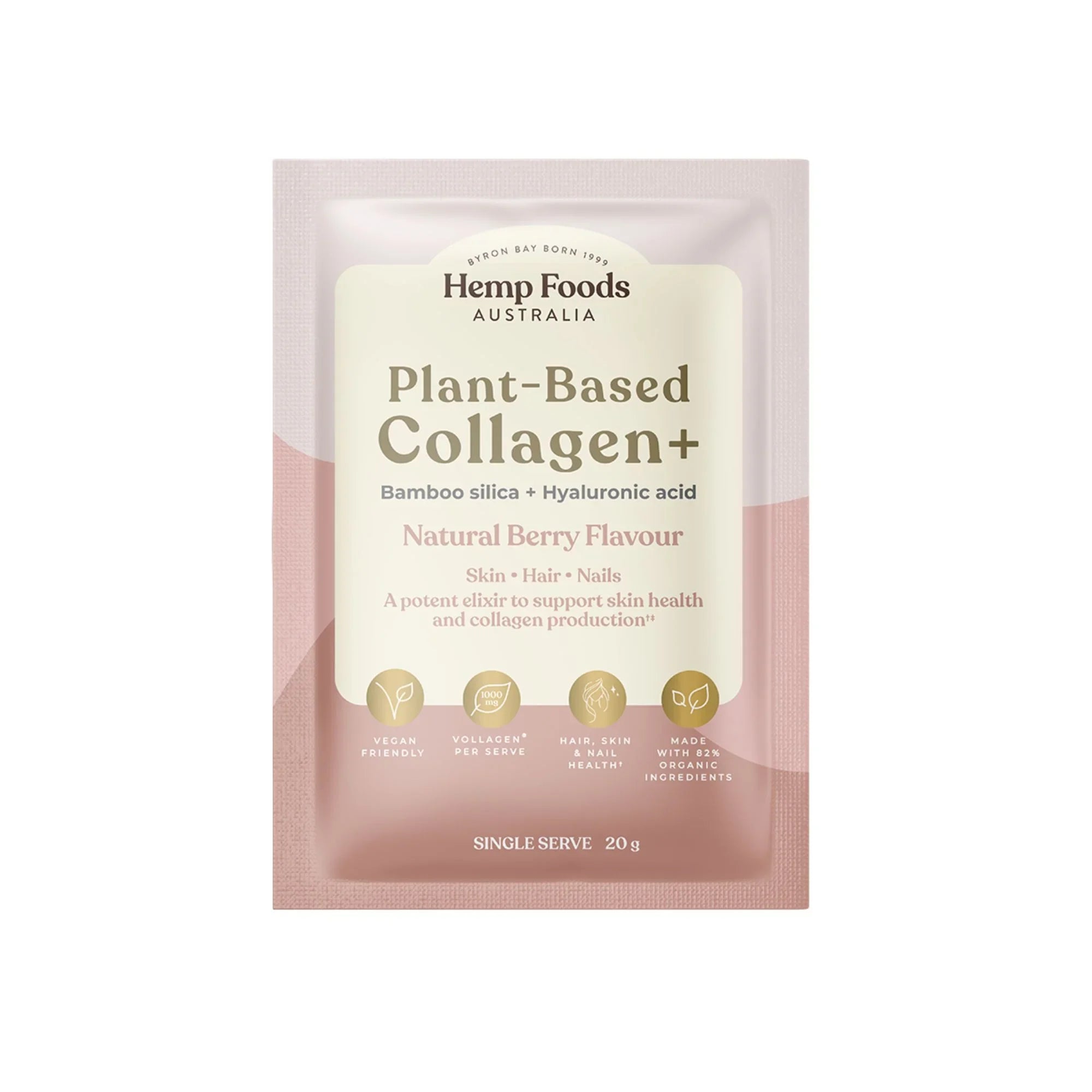 Hemp Foods Australia Plant-Based Collagen+ Berry