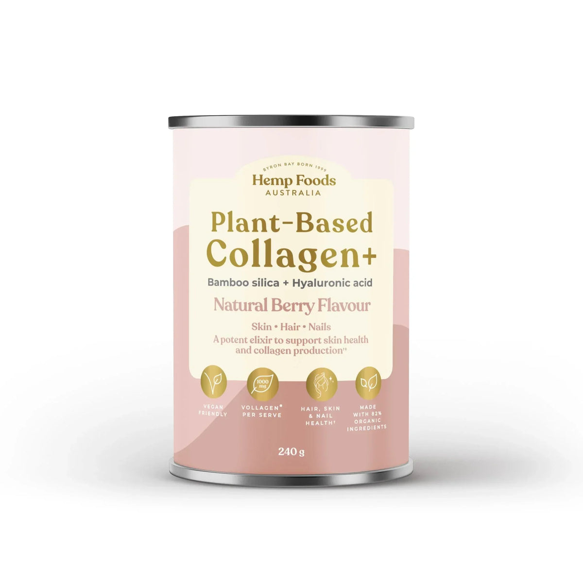 Hemp Foods Australia Plant-Based Collagen+ Berry 240g