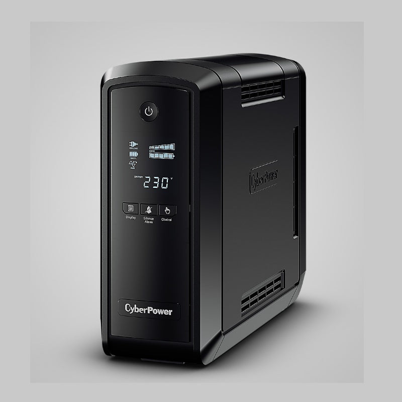 CyberPower Sinewave Series 900VA Tower UPS with LCD Display and Active PFC