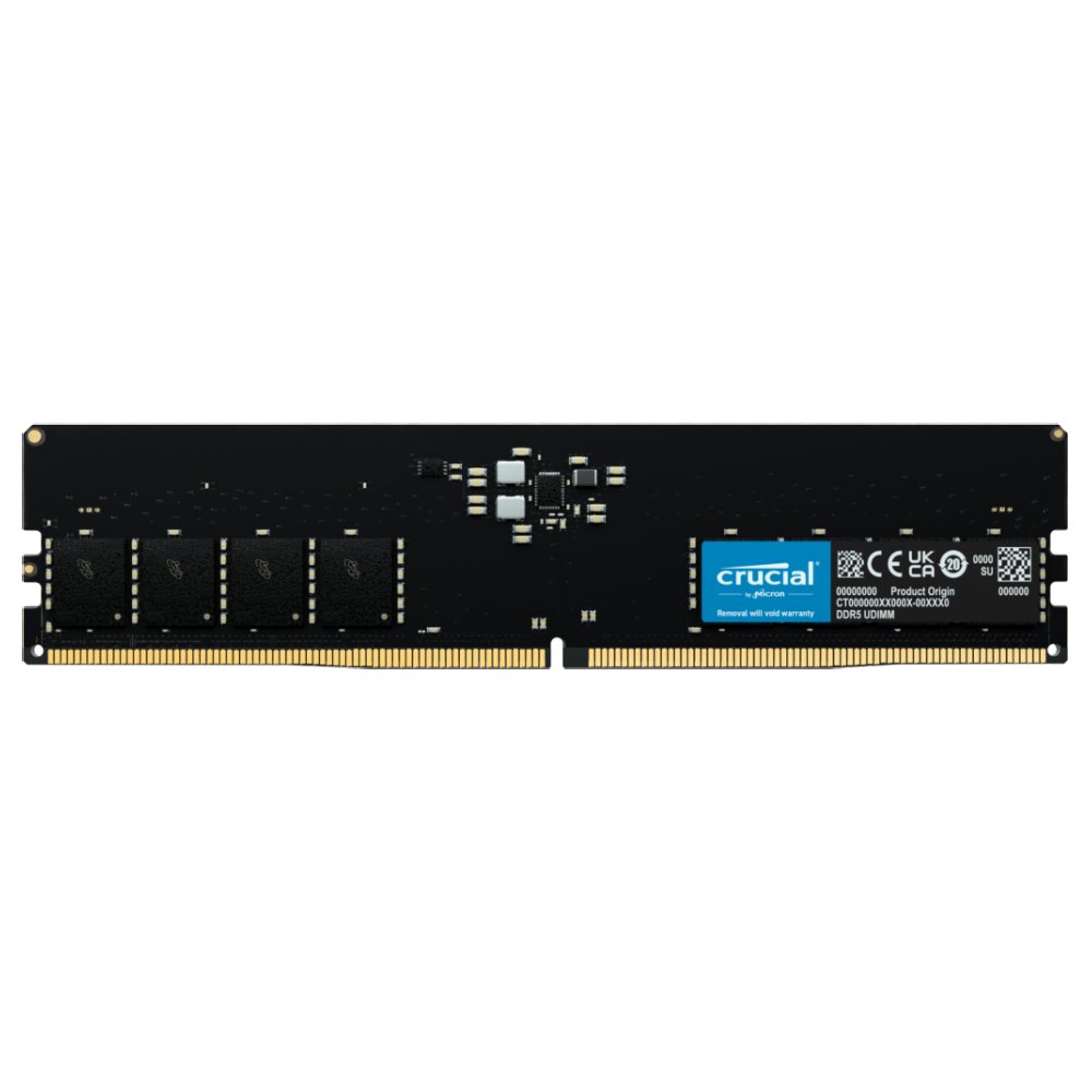 Crucial 16GB DDR5 Single Module UDIMM 5600MHz Desktop Memory