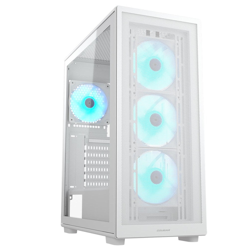 Cougar RGB White Mid-Tower Cabinet with 4 ARGB Fans