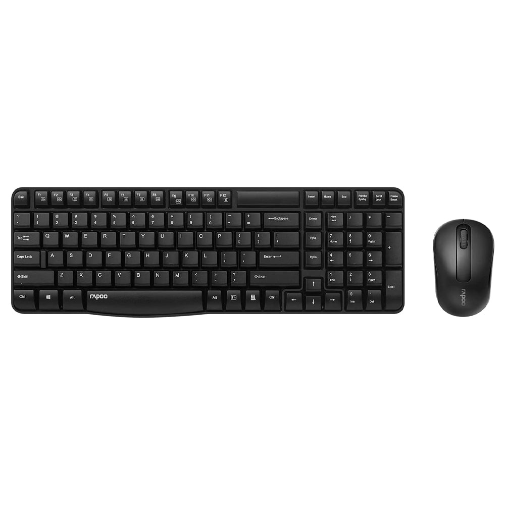 Rapoo Wireless Keyboard and Mouse Combo Black