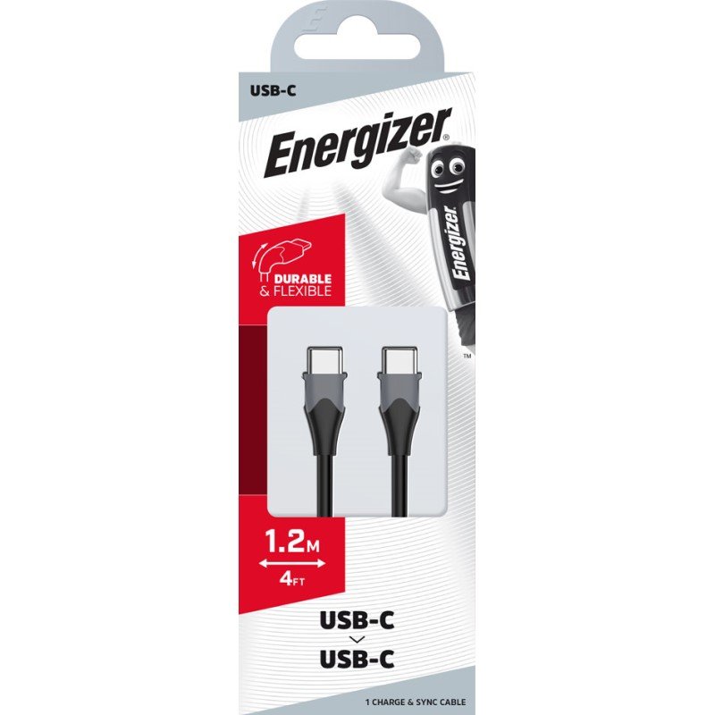 Energizer Universal USB-C to USB-C Charging Cable