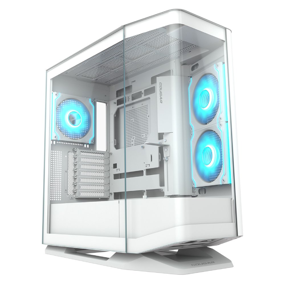 Cougar RGB White Curved Tempered Glass E-ATX Case