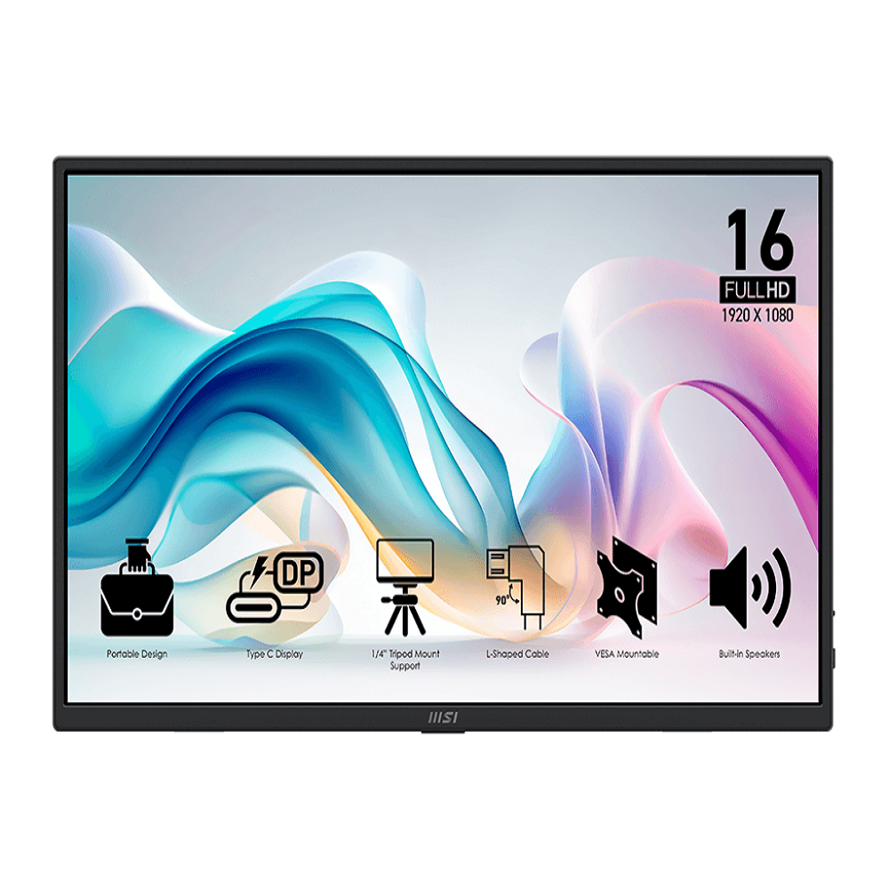 MSI 15.6" Black Portable Monitor with HDMI and Speakers