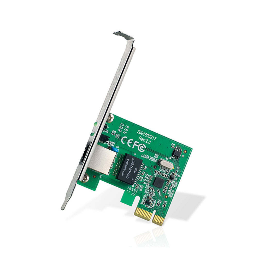 TP-LINK PCIe Network Adapter with Auto Negotiation and Flow Control