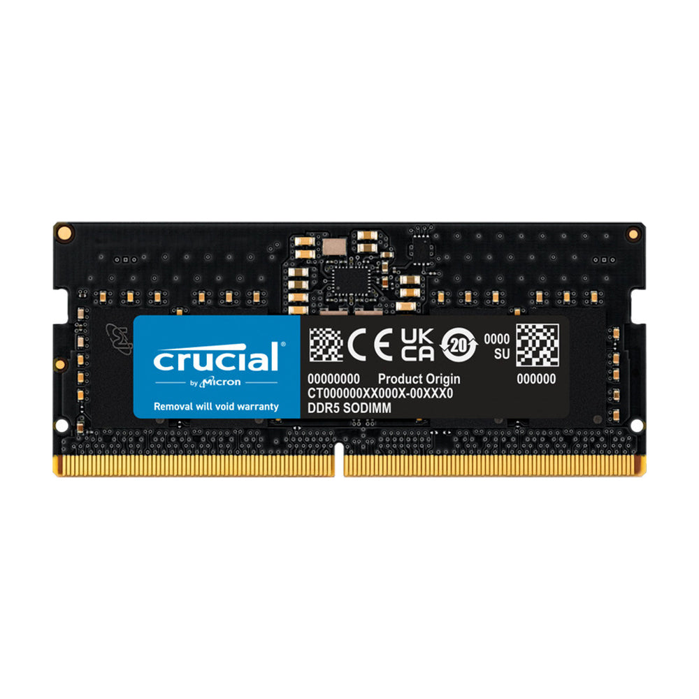 Crucial 16GB DDR5-4800 SODIMM Laptop Memory Module