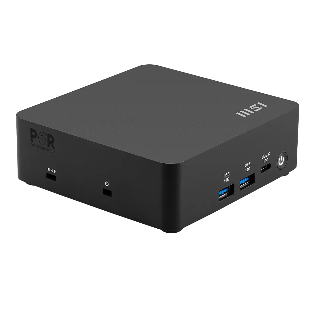 MSI Cubi NUC Compact Black Mini PC Barebone with Core Ultra 7