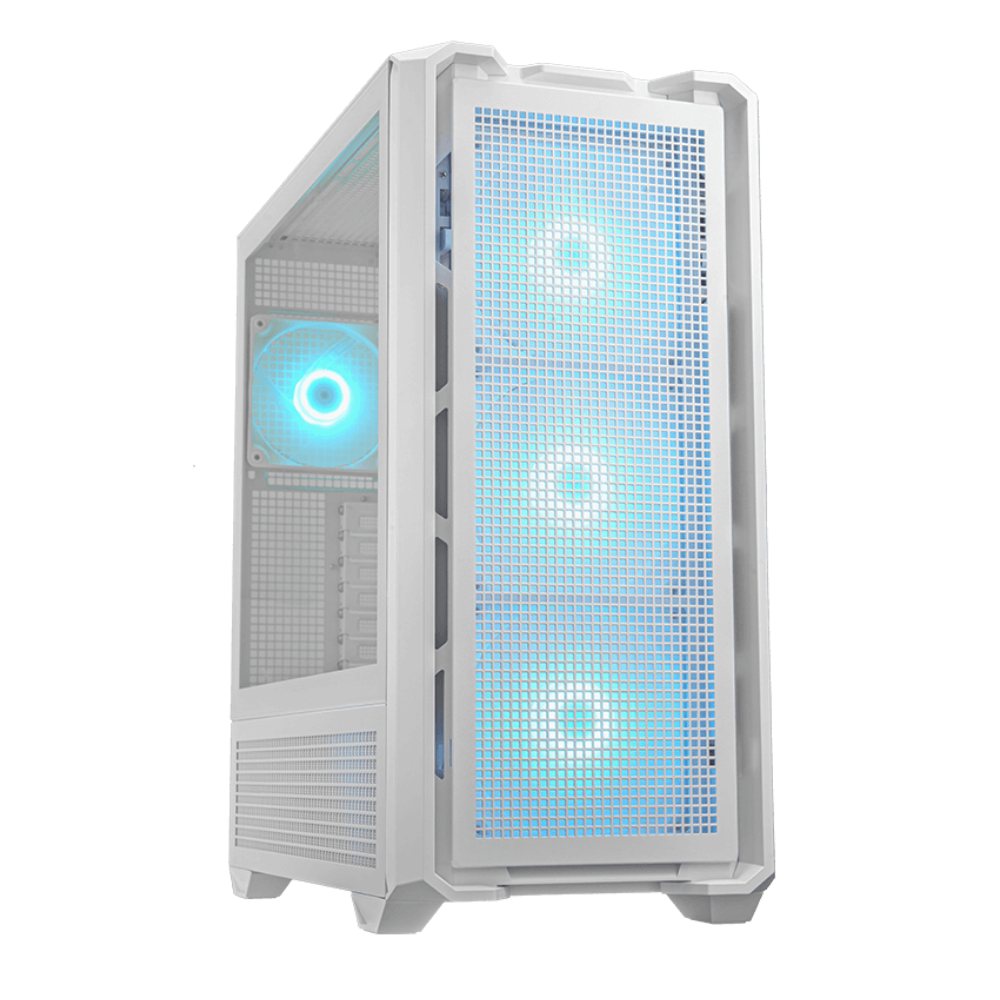 Cougar RGB White Full Tower PC Case with 4 ARGB Fans
