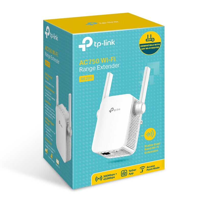 TP-Link AC750 Dual Band Wireless Wi-Fi Range Extender