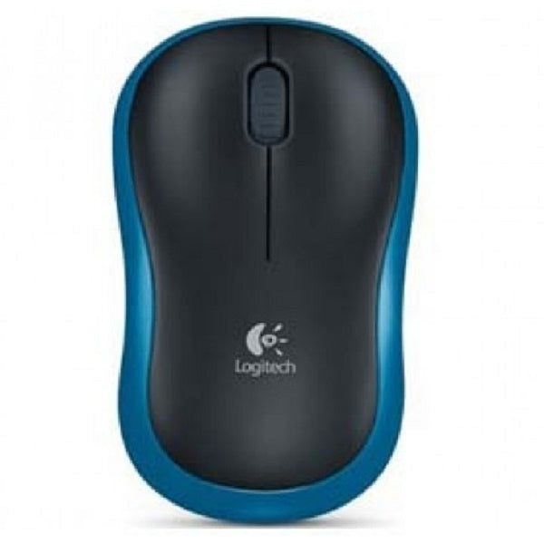 Logitech M185 Wireless Mouse in Blue with Reliable Nano Receiver