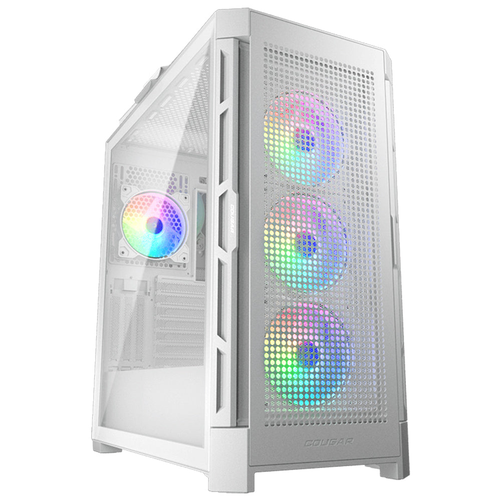 Cougar Airface Pro RGB White Mid Tower Case with 4 ARGB Fans