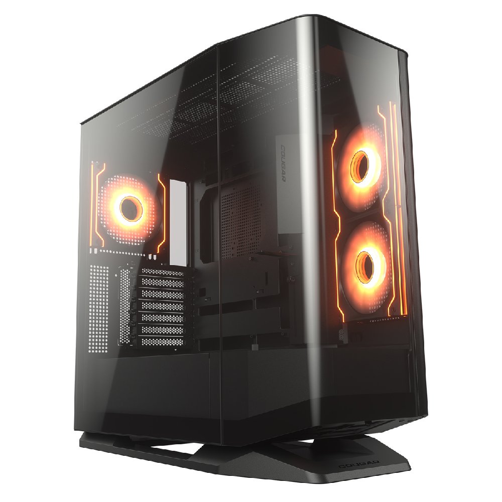 Cougar RGB Black Curved Tempered Glass E-ATX Case