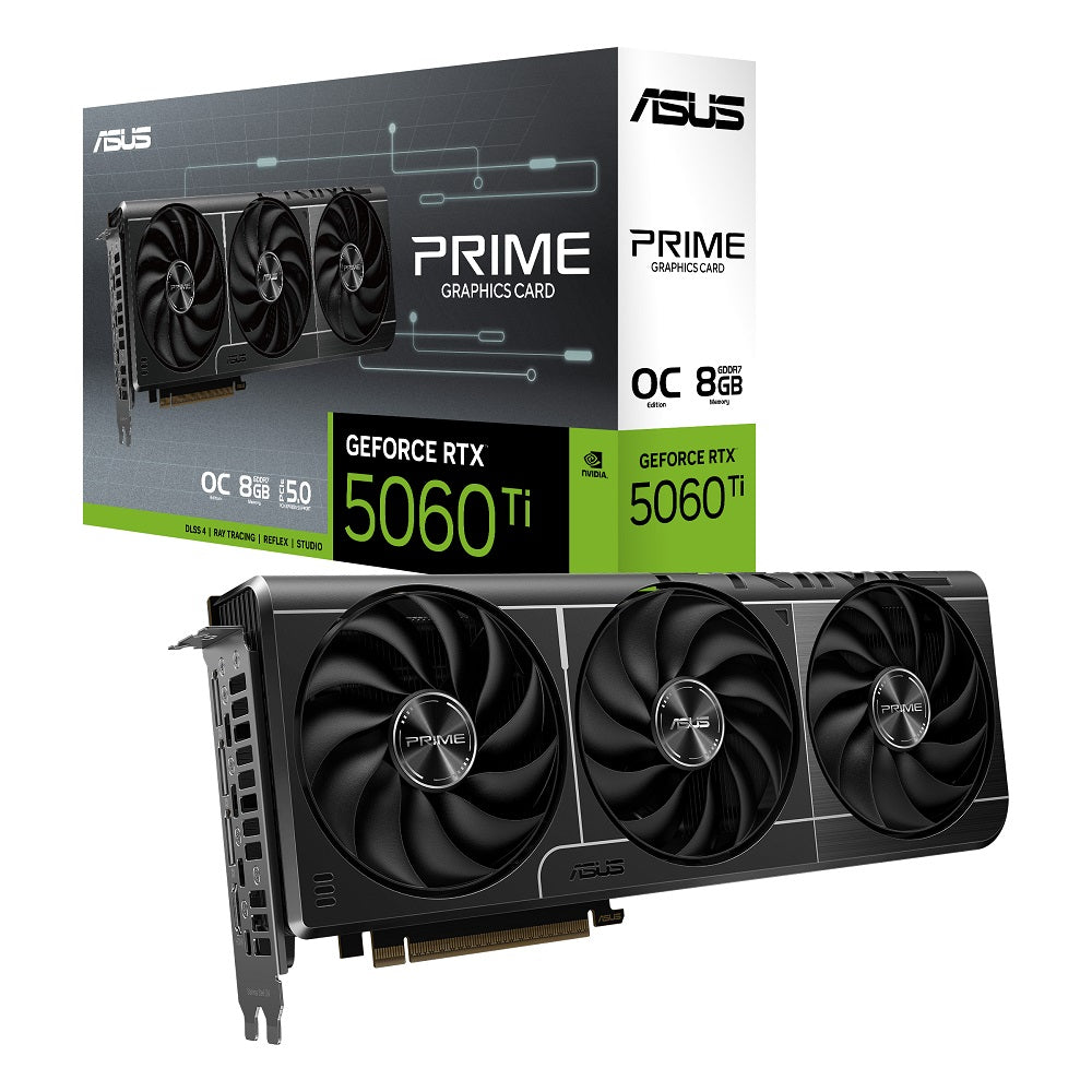 ASUS Prime GeForce RTX 5060 Ti 8GB GDDR7 Graphics Card