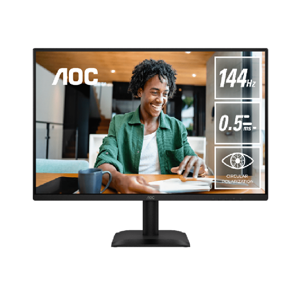 27" IPS Monitor - 144Hz Refresh Rate, 0.5ms MPRT, HDR10, Circular Polarization