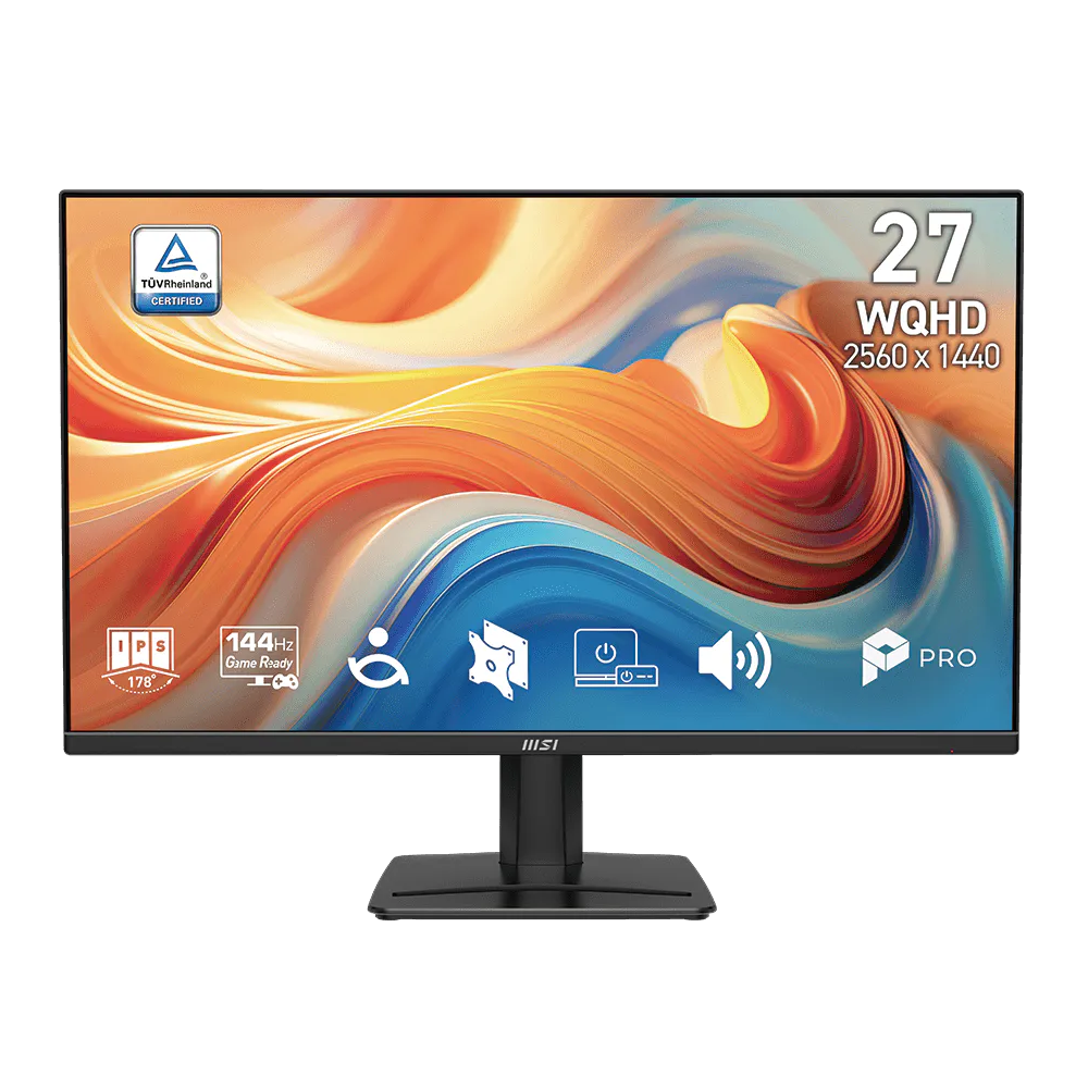 27" WQHD IPS Business Monitor - 144Hz Refresh Rate, AMD FreeSync, Built-In Speakers