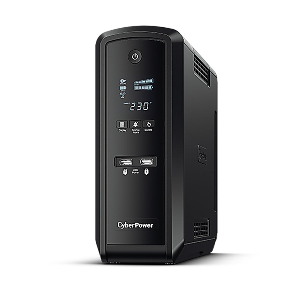 CyberPower Sinewave Series 1300VA Tower UPS with LCD Display and Active PFC