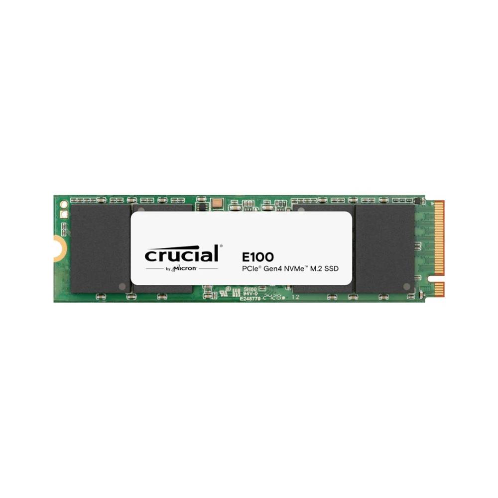 Crucial E100 2TB NVMe PCIe Gen4 x4 SSD Upgrade for SATA and HDD