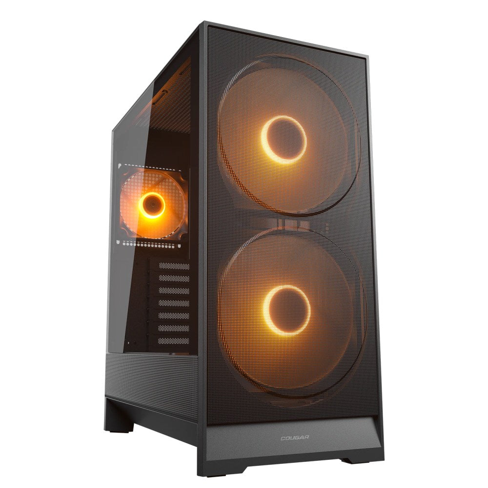 Cougar Airface 180 Black Mid Tower ARGB Gaming PC Case