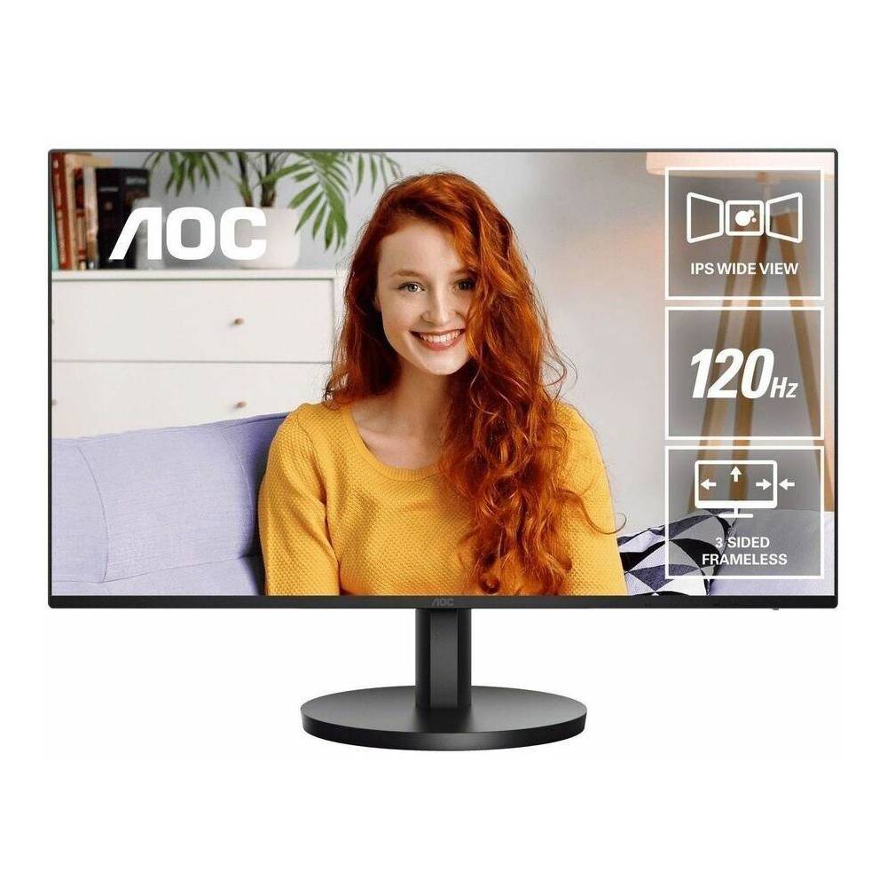 AOC 24B3CA3 23.8" IPS FHD 120Hz Business Monitor USB-C Hub Speaker