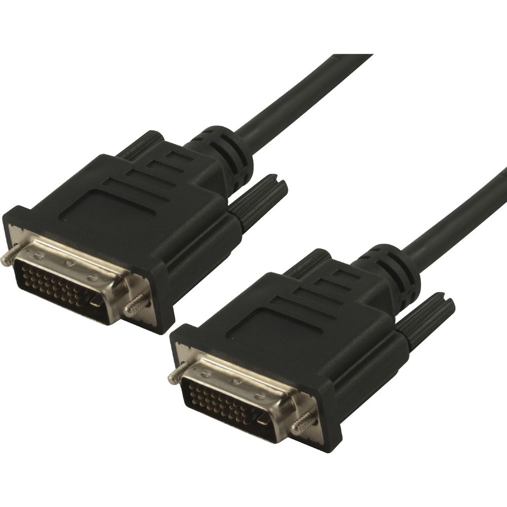 Axceltek DVI Dual Link Cable 2M Male to Male High Resolution Support