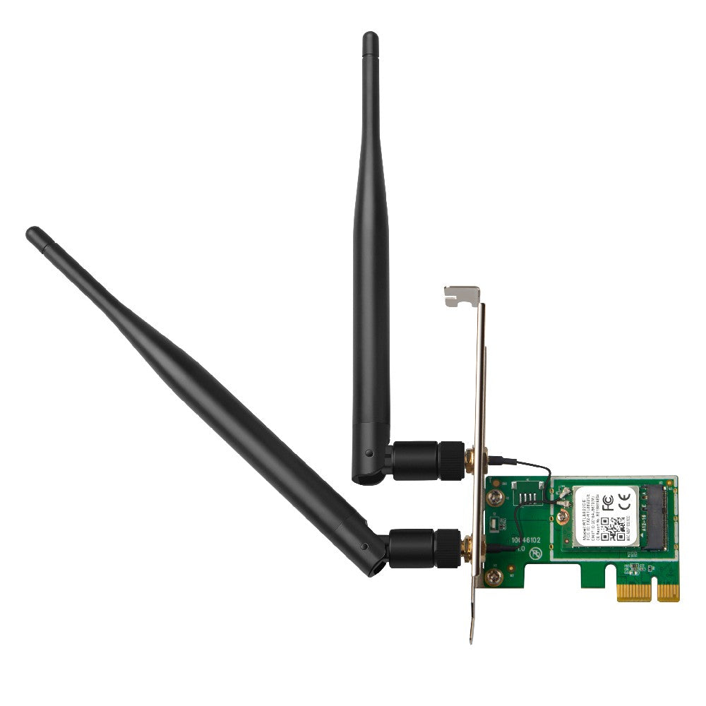 Tenda E12 AC1200 Dual Band PCI Express WiFi Adapter Dual Antenna