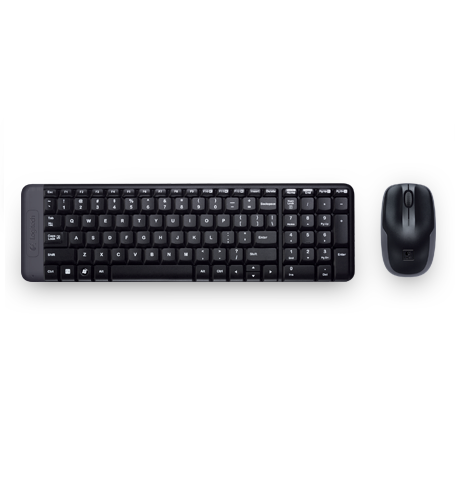 Logitech Compact Wireless Desktop Keyboard & Mouse Combo