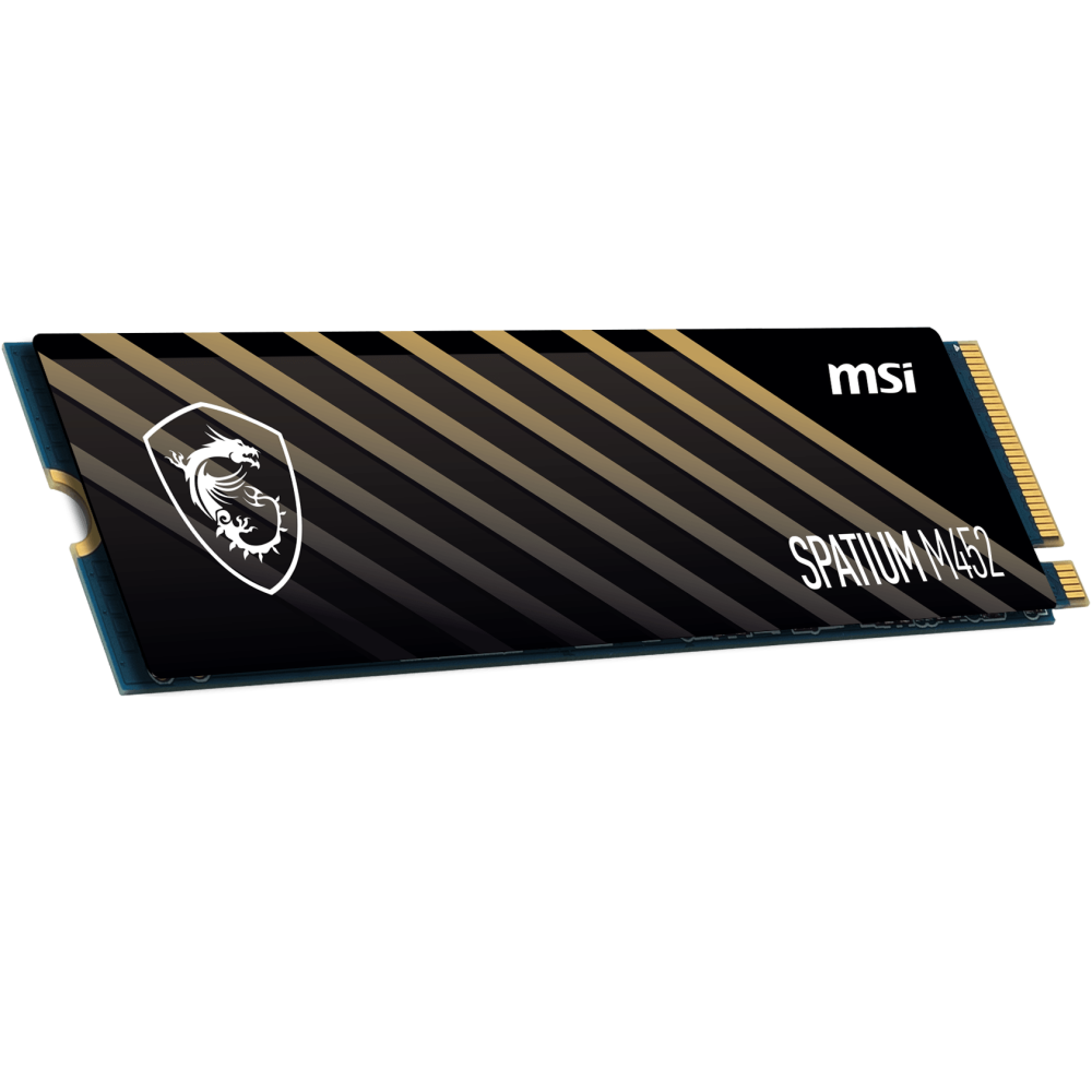 MSI SPATIUM M452 500GB Gen4x4 NVMe M.2 2280 SSD with 3D NAND