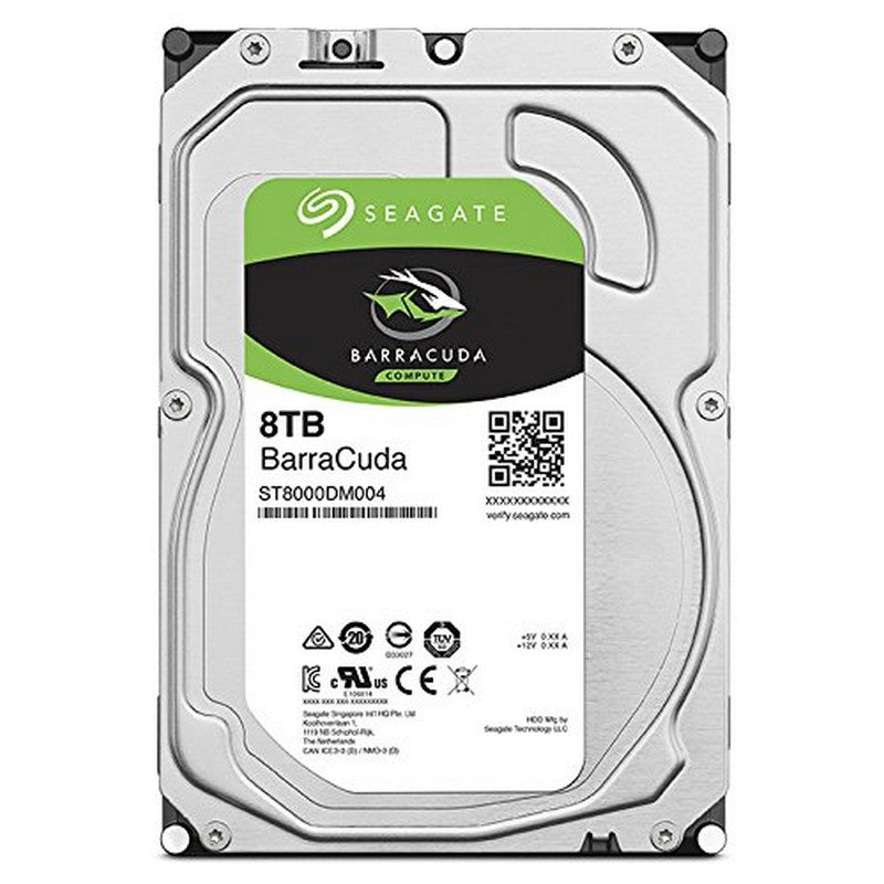 Seagate BarraCuda 8TB 3.5" SATA Internal Desktop Hard Drive