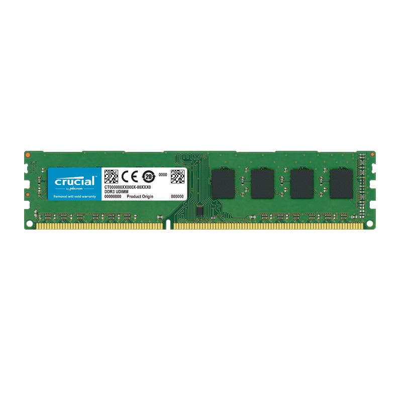 Crucial 4GB DDR3L-1600 Low Voltage Non-ECC UDIMM Desktop Memory Module