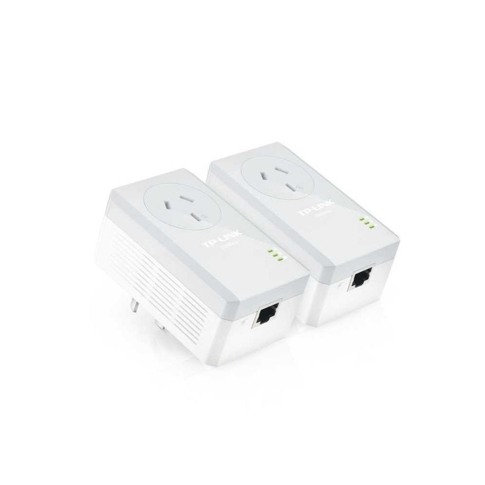 TP-LINK AV500 Powerline Adapter Kit with Passthrough Power Socket