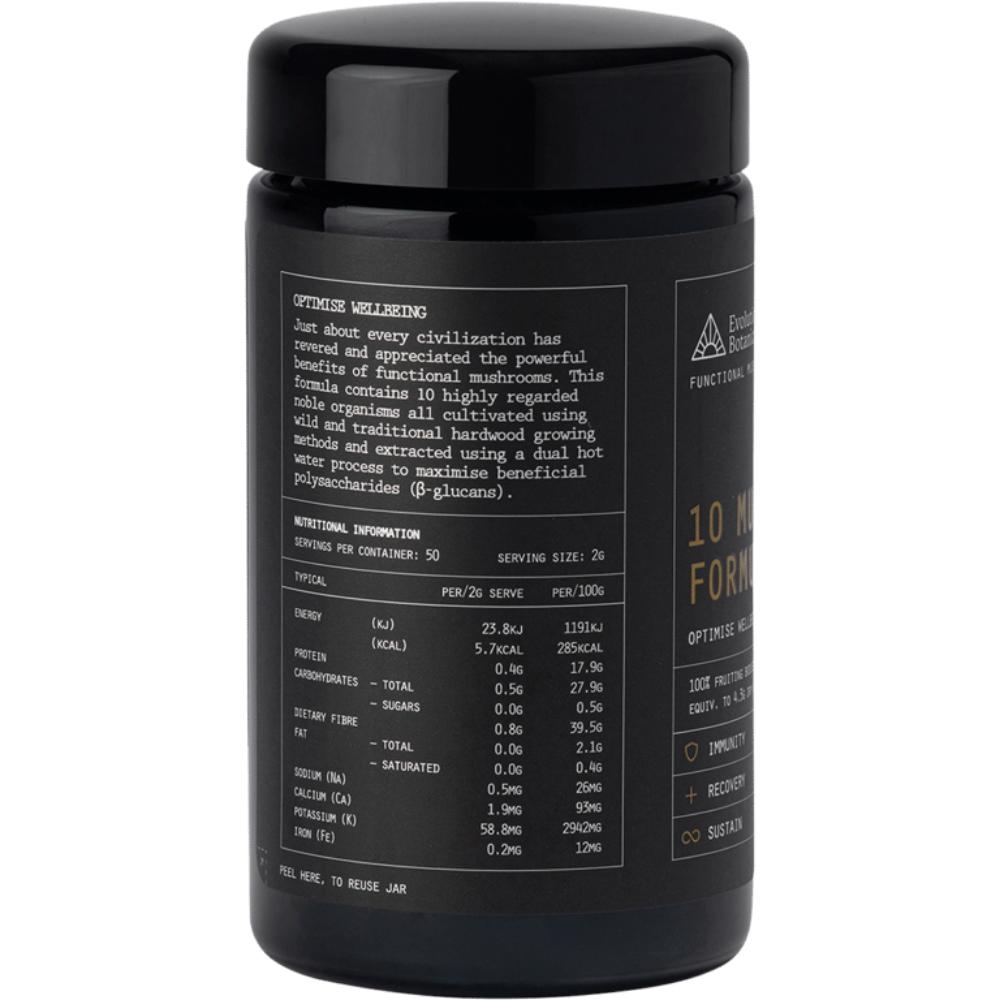Evolution Botanicals 10 Mushroom Formula Optimise Wellbeing
