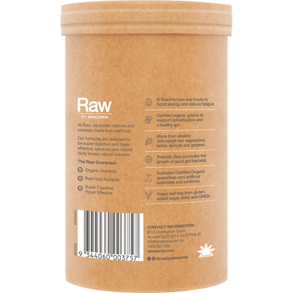 Amazonia Raw Organic Greens Vanilla Mint