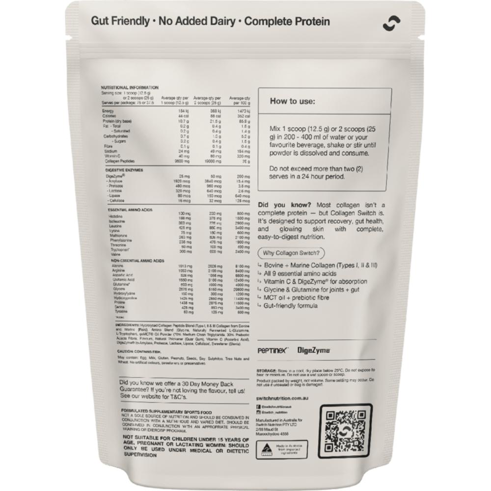 Switch Nutrition Hydrolysed Collagen Protein