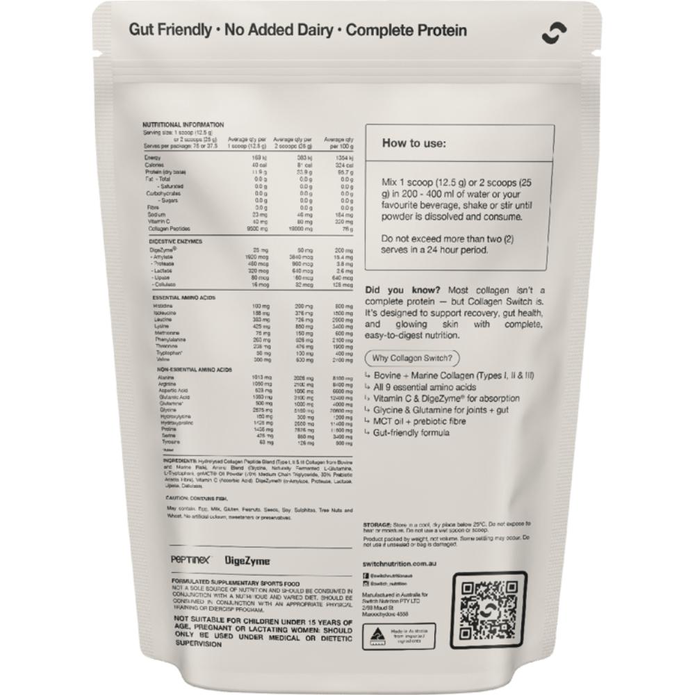 Switch Nutrition Hydrolysed Collagen Protein