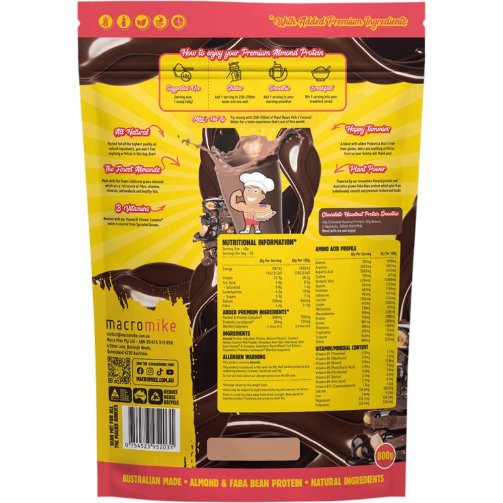 Macro Mike Premium Almond Protein 800g